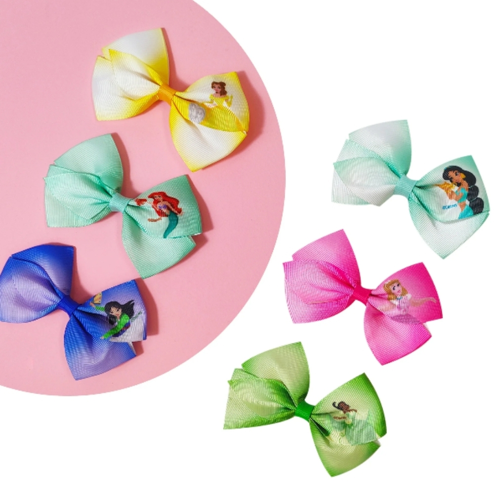 Disney Princess Hair Bow Set